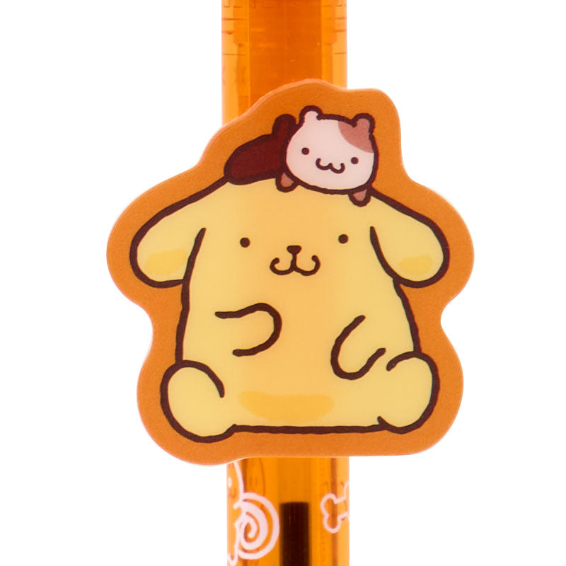 Sanrio | Sanrio Characters Ballpoint Pen With Plate - Pompompurin (Orange)