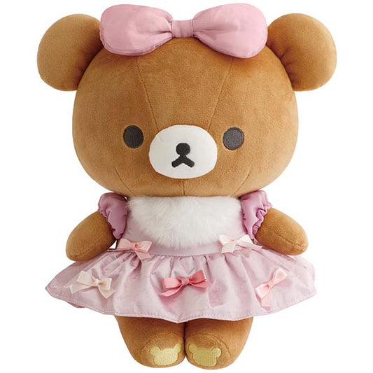 San-X | Rilakkuma Makeup Rilakkuma Plush Toy L - Chairoikoguma