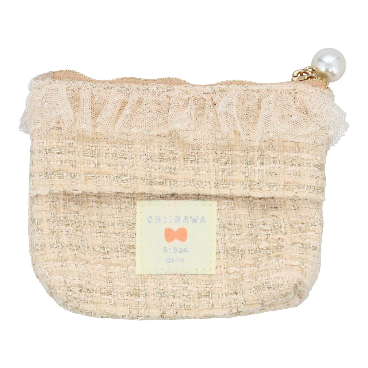 Chiikawa | 'Chiikawa Ribbon Tweed Tissue Pouch - Usagi