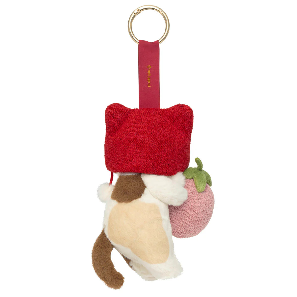 Mofusand | Mofusand MERCI STRAWBERRY Mascot Keychain - Calico Cat
