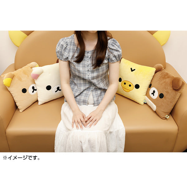 San-X | Rilakkuma Together Suyasuya Series Super Mochi Mochi Cushion - Rilakkuma