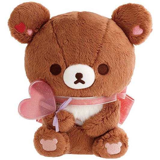 San-X | Rilakkuma Heart Collection Plush Toy - Chairoikoguma