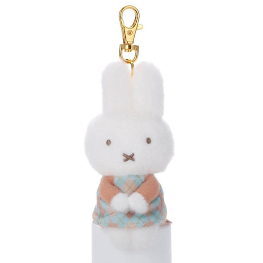 Miffy | Miffy Check Series Bruna Mascot - Blue