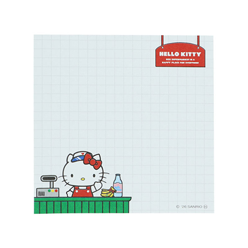 Sanrio | Sanrio Characters Square Memo - Hello Kitty (White)