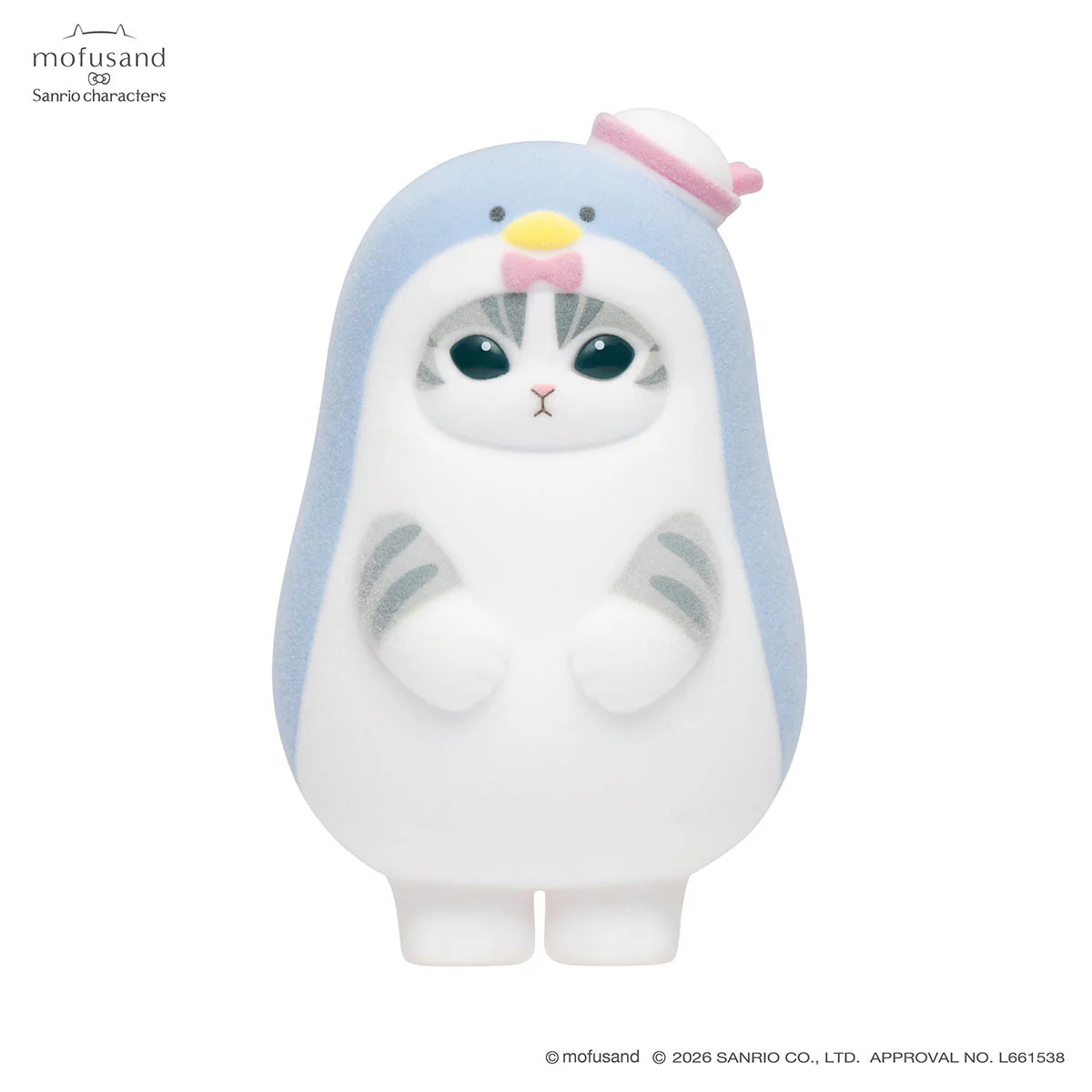 Mofusand | Sanrio Characters x Mofumofu Flocked Figure Trading Collection Vol.2 Blind Box (8 Types)