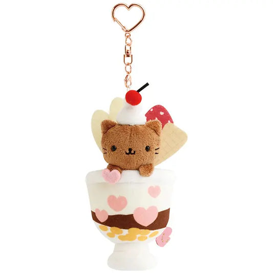 San-X | San-X Universe Heart Series Hanging Plush Toy - Nyan Nyan Nyanko