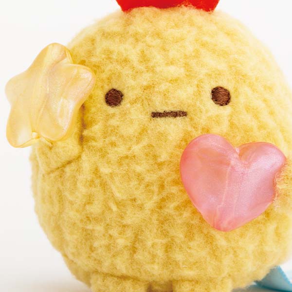 San-X | Sumikko Gurashi Gummy Party Hand-held Tenori Plush Toy - Shrimp Tail