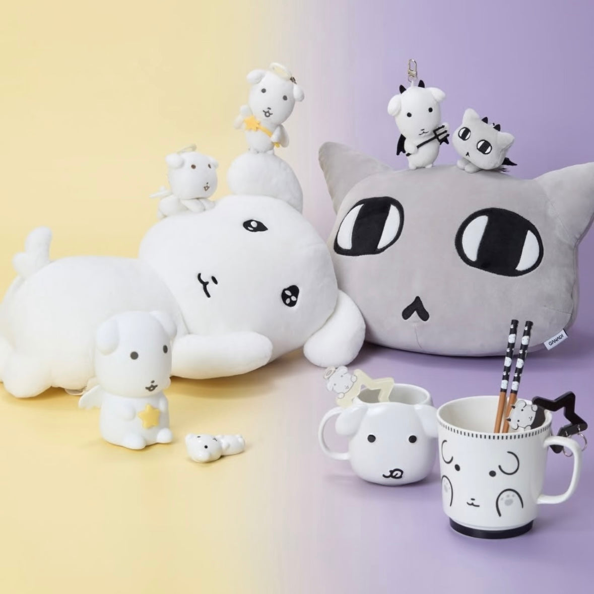 Ganadi | Ganadi Angel Ganadi & Devil Gonyani Mascot Set of 2