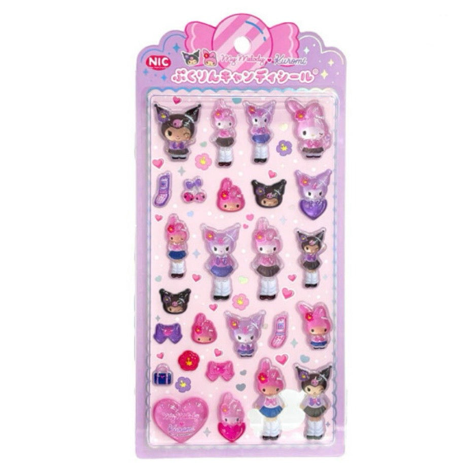 Sanrio | Sanrio Characters Kogyaru Candy Sticker - My Melody & Kuromi