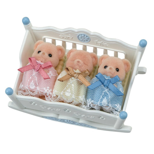 Sylvanian Families | Baby Trio Set - Biscuit Bear Mitsugo-chan Healthy Baby Figures