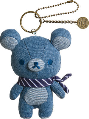 San-X | 'Denim House Limited Edition | Rilakkuma Hanging Mascot Holder MR50101