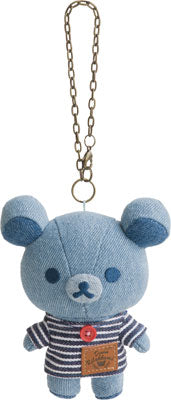 San-X | 'Denim House Limited Edition | Korilakkuma Hanging Mascot Holder MR97301