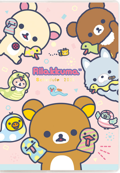 San-X | Rilakkuma Pocket Dairy Notebook Monthly Planner A6 2025 [Starting in October 2024] ME67311