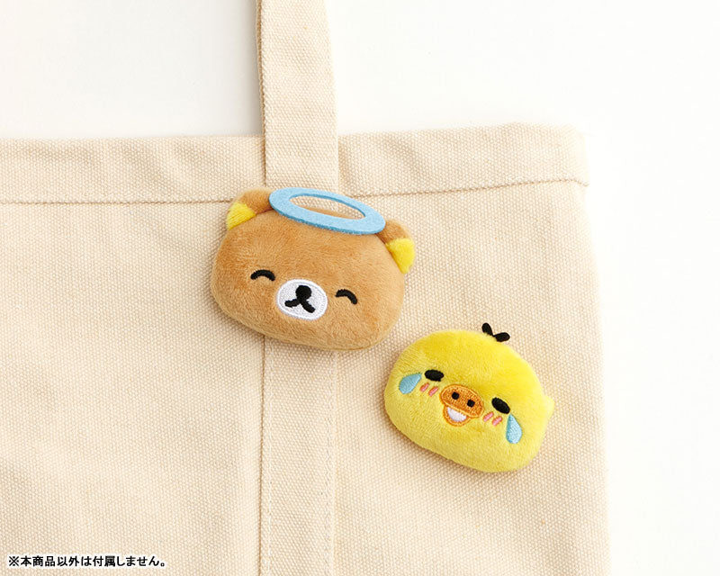 San-X | Rilakkuma Emojis Plush Toy Plush Badge AB27101 - Rilakkuma