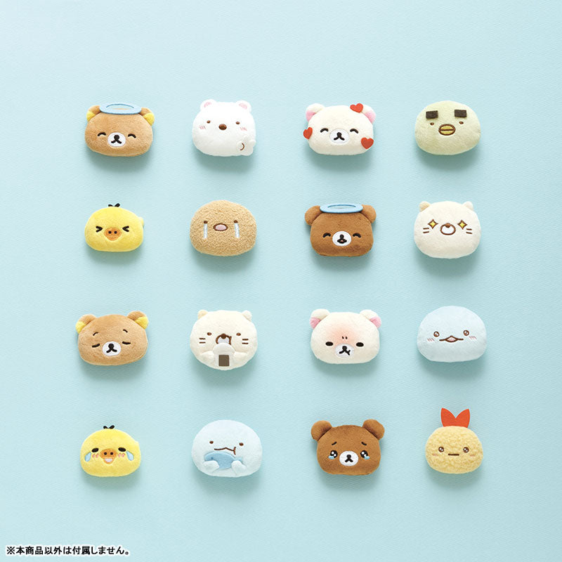 San-X | Rilakkuma Emojis Plush Toy Plush Badge AB27103 - Korilakkuma