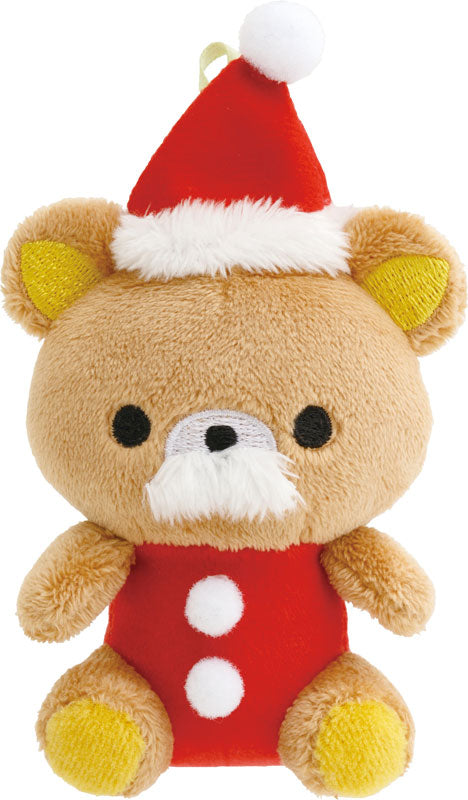 San-X | Rilakkuma Assorted Tenori | Christmas 2024 Assorted Ornament Tenori Hand-held Plush MO76101