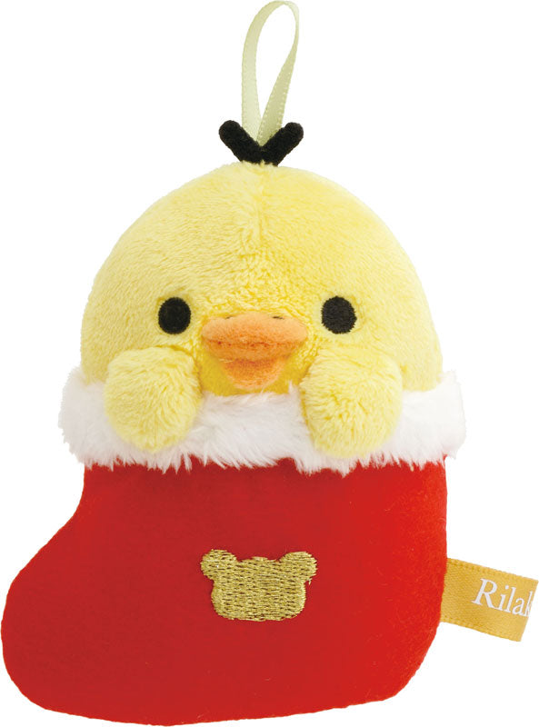 San-X | Rilakkuma Assorted Tenori | Christmas 2024 Assorted Ornament Tenori Hand-held Plush MO76101