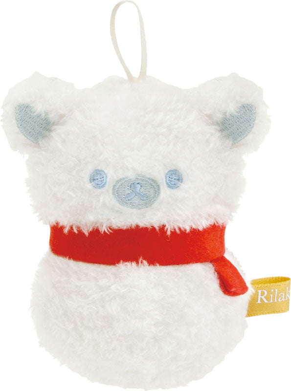 San-X | Rilakkuma Assorted Tenori | Christmas 2024 Assorted Ornament Tenori Hand-held Plush MO76101