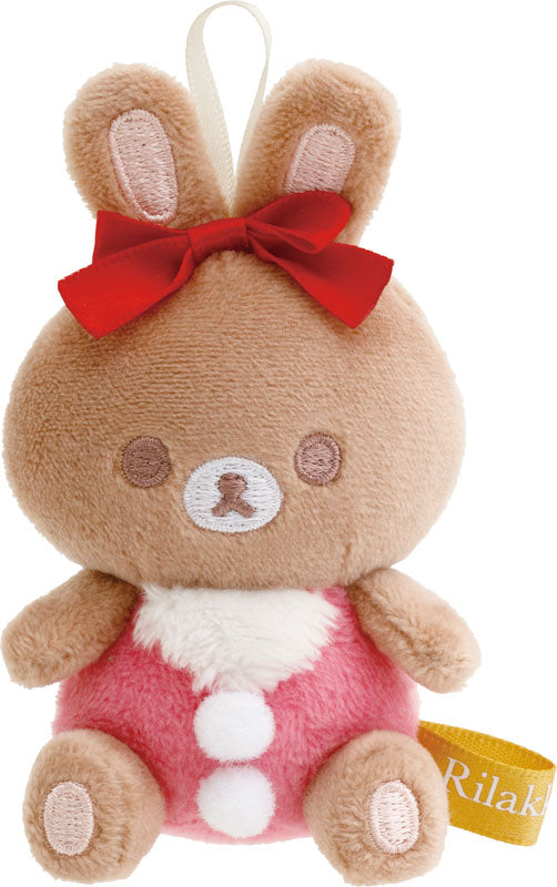 San-X | Rilakkuma Assorted Tenori | Christmas 2024 Assorted Ornament Tenori Hand-held Plush MO76101