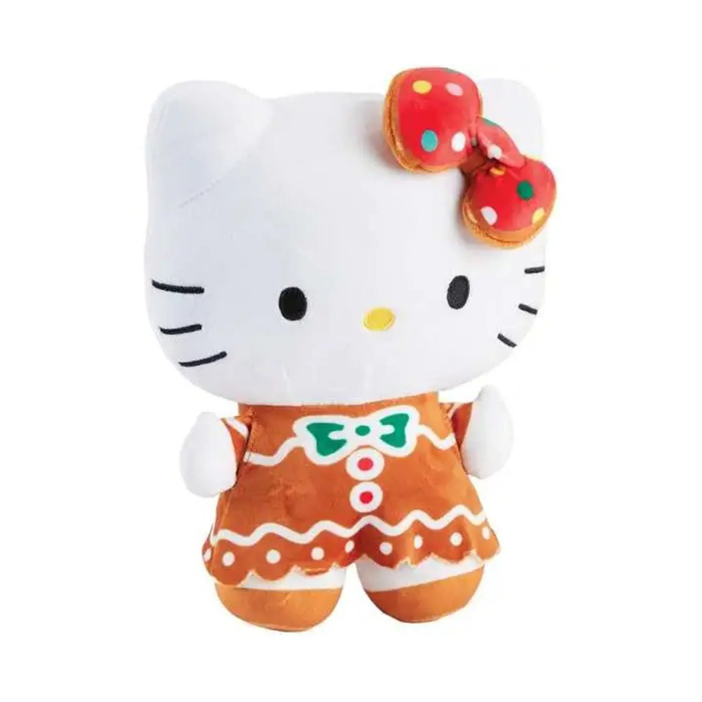 Sanrio US | Hello, Everyone! Series | Hello Kitty 10" Gingerbread Holiday Plush