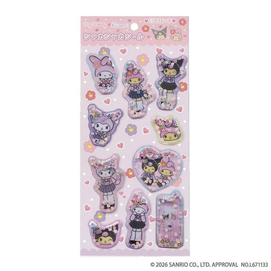 Sanrio | Sanrio Characters Kogyaru Shaker Sticker - My Melody & Kuromi
