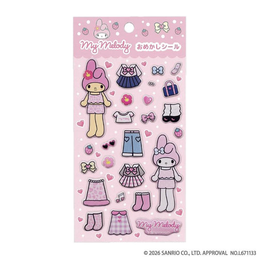 Sanrio | Sanrio Characters Kogyaru Omekashi Sticker - My Melody