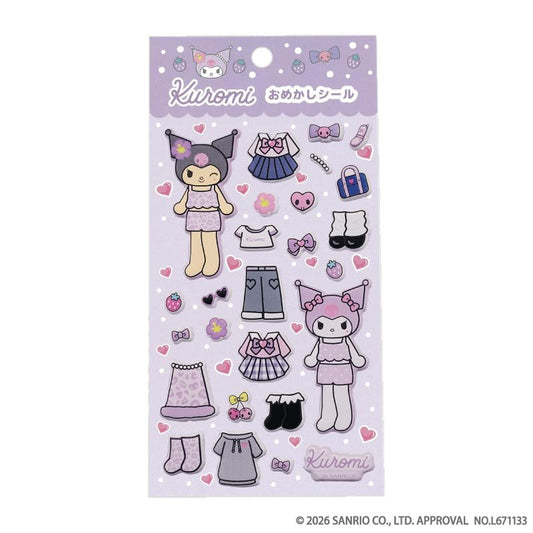 Sanrio | Sanrio Characters Kogyaru Omekashi Sticker - Kuromi