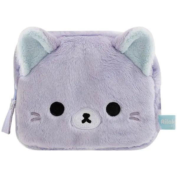 San-X | Rilakkuma and Awawa Neko Theme Plush Multi Pouch