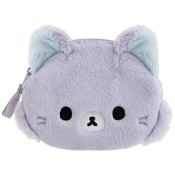 San-X | Rilakkuma and Awawa Neko Theme Plush Coin Pouch