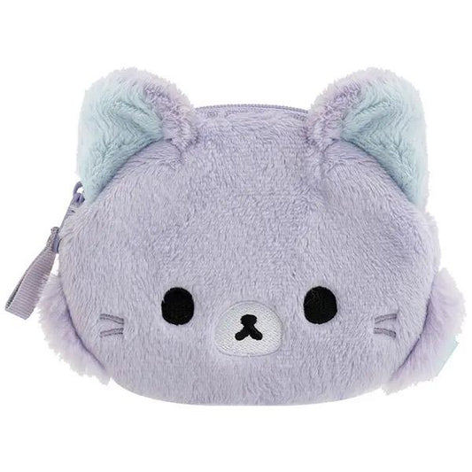 San-X | Rilakkuma and Awawa Neko Theme Plush Coin Pouch