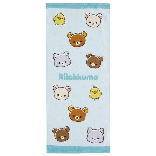 San-X | Rilakkuma and Awawa Neko Theme Face Towel