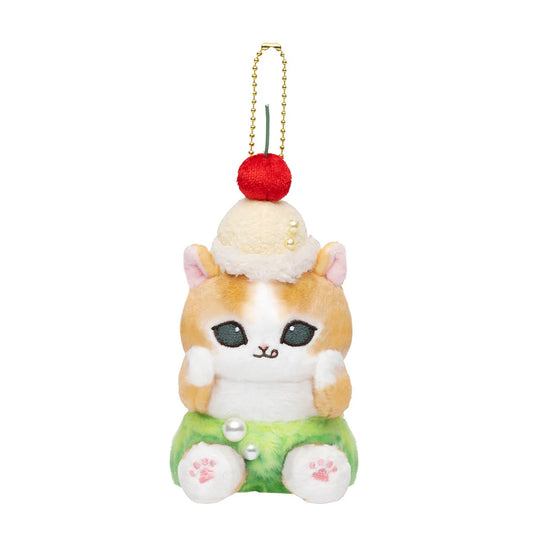 Mofusand | Mofusand Diner Mascot Keychain - Cream Soda Meow