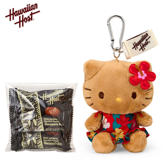 Sanrio | Sanrio Characters Hawaiian Host Macadamia Nut Chocolate & Mascot Holder - Hello Kitty