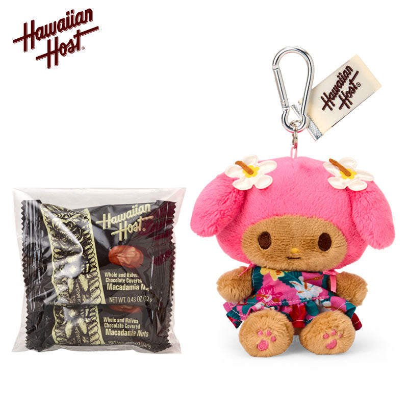 Sanrio | Sanrio Characters Hawaiian Host Macadamia Nut Chocolate & Mascot Holder - My Melody