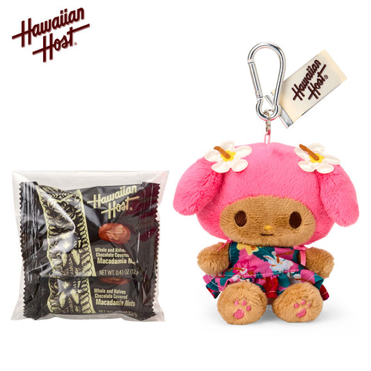 Sanrio | Sanrio Characters Hawaiian Host Macadamia Nut Chocolate & Mascot Holder - My Melody