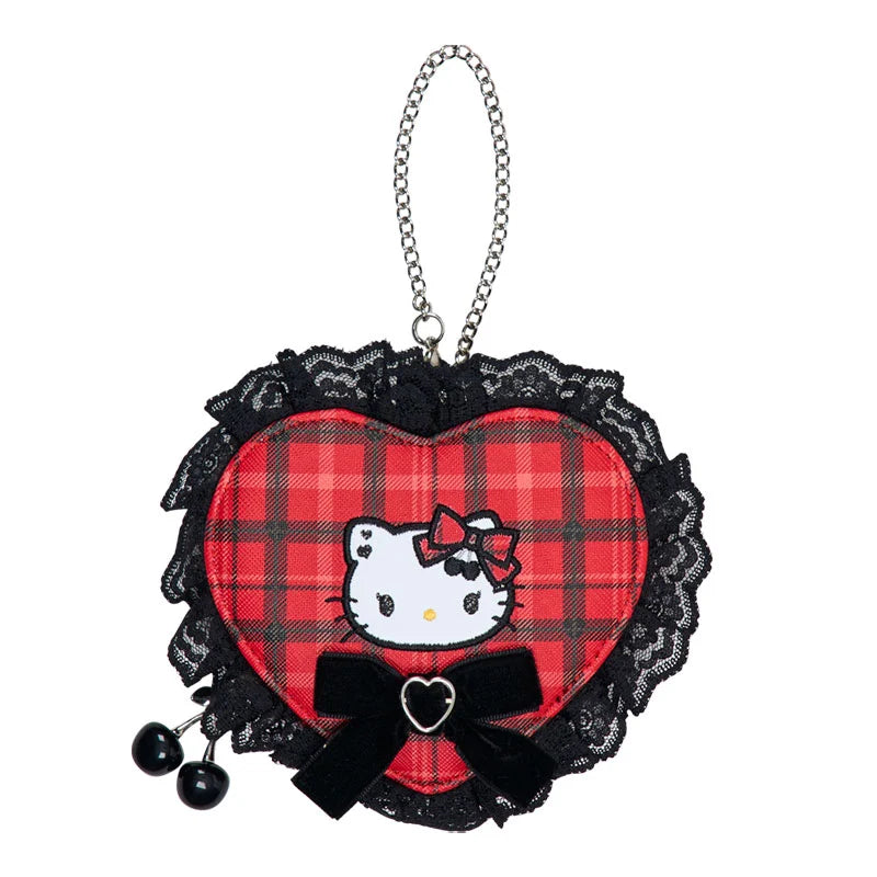 Sanrio | Sanrio Sweet Rock 'n' Check Mini Pouch - Hello Kitty