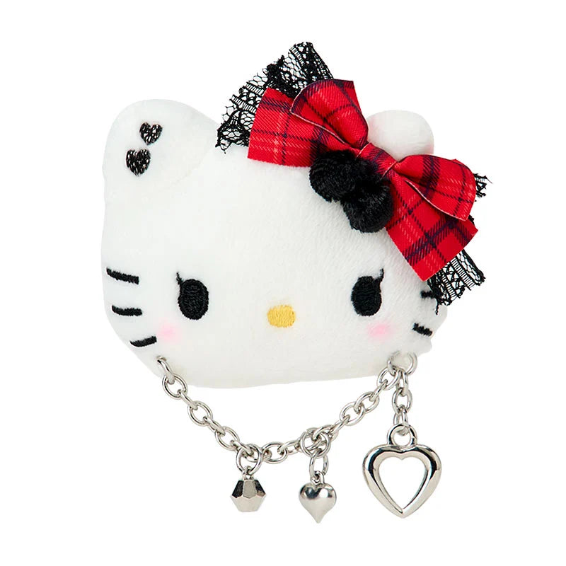 Sanrio | Sanrio Characters Sweet Rock 'n' Check Face-Shaped Hair Clip - Hello Kitty