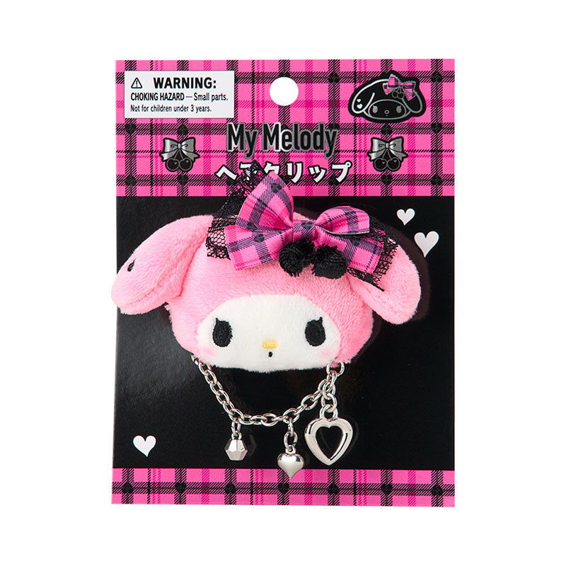 Sanrio | Sanrio Characters Sweet Rock 'n' Check Face-Shaped Hair Clip - My Melody