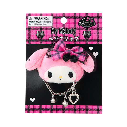 Sanrio | Sanrio Characters Sweet Rock 'n' Check Face-Shaped Hair Clip - My Melody