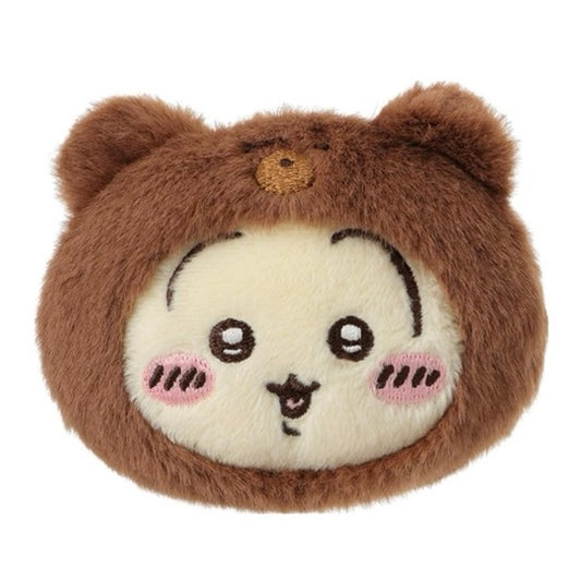 Miniso x Chiikawa | Chiikawa Fluffy Bear Hoodie Badge - Usagi