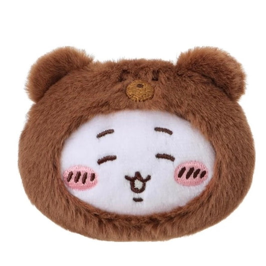 Miniso x Chiikawa | Chiikawa Fluffy Bear Hoodie Badge - Chiikawa