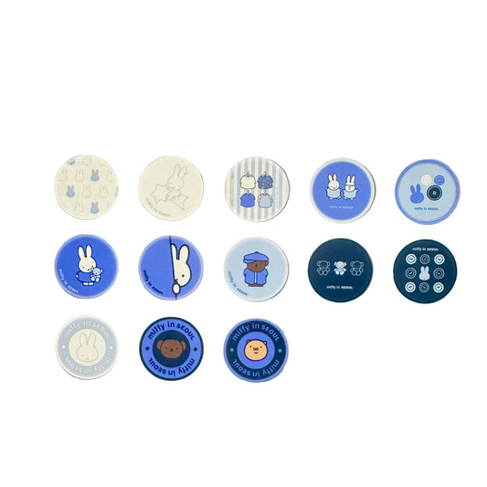 Miffy Korea | Miffy In Seoul Denim Edition Badge Blind Box