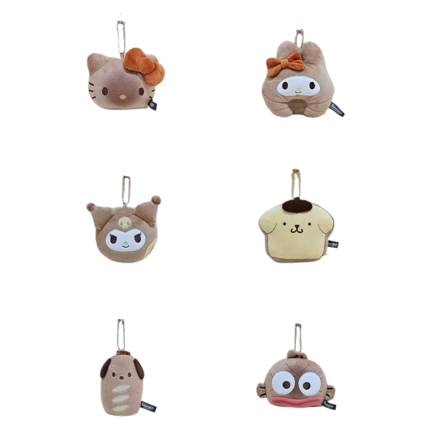 Sanrio Korea | Sanrio Characters Bakery Bread Plush Keychain