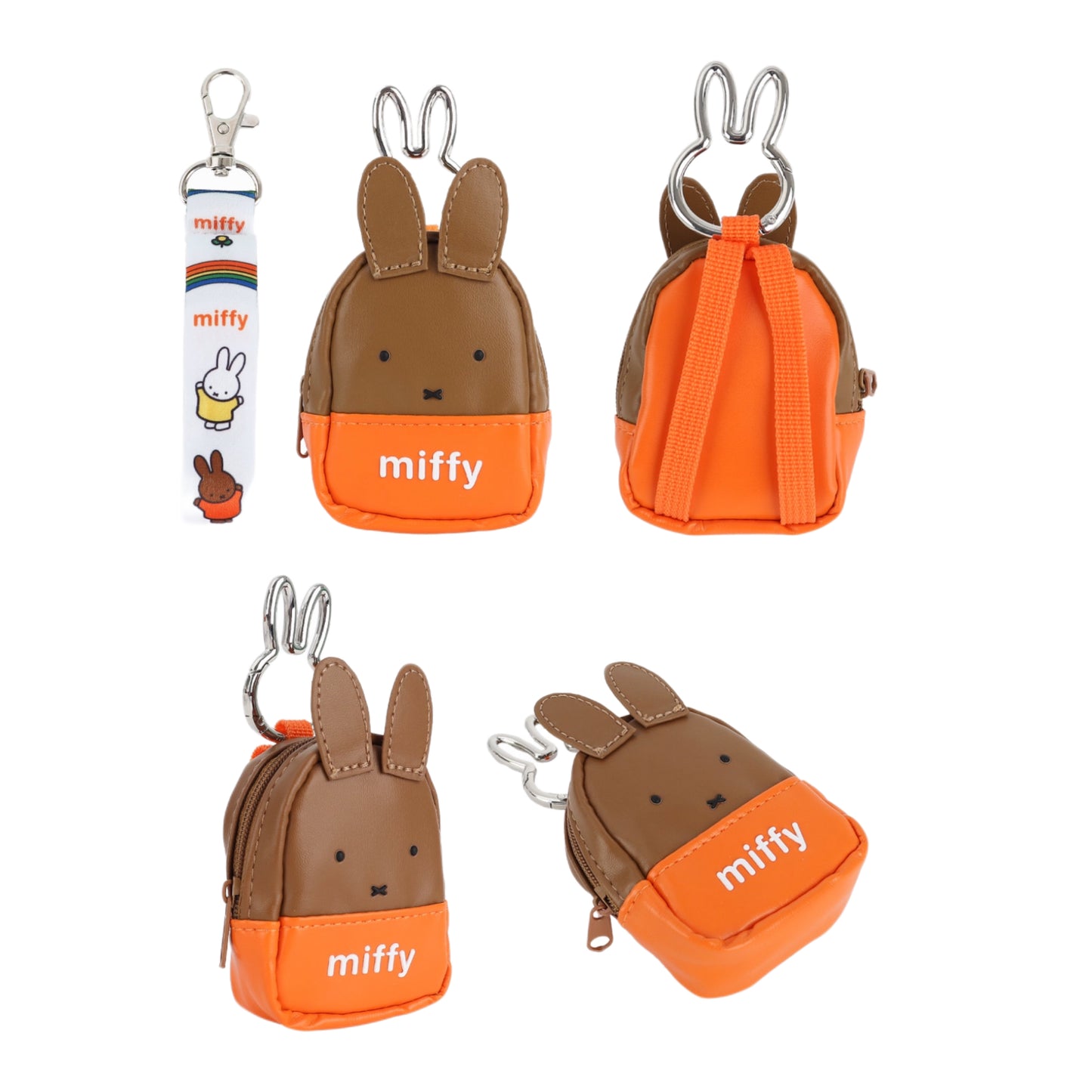 Miffy Korea | Miffy Earphone Necklace Pouch - Brown