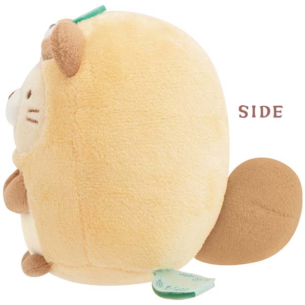San-X | Sumikko Gurashi Raccoon Round Restaurant Plush Toy - Cat