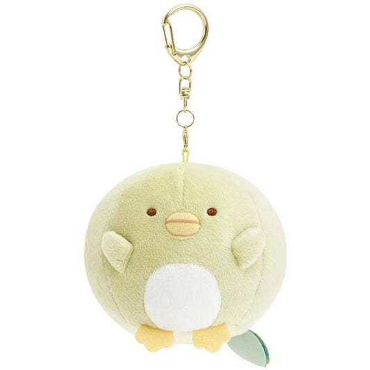 San-X | Sumikko Gurashi Raccoon Round Restaurant Hanging Plush Toy - Penguin?