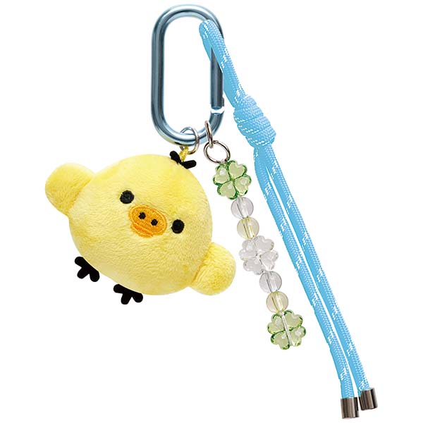 San-X | Chairoikoguma’s Kumakyun Days Dangling Hanging Plush Toy - Kiiroitori