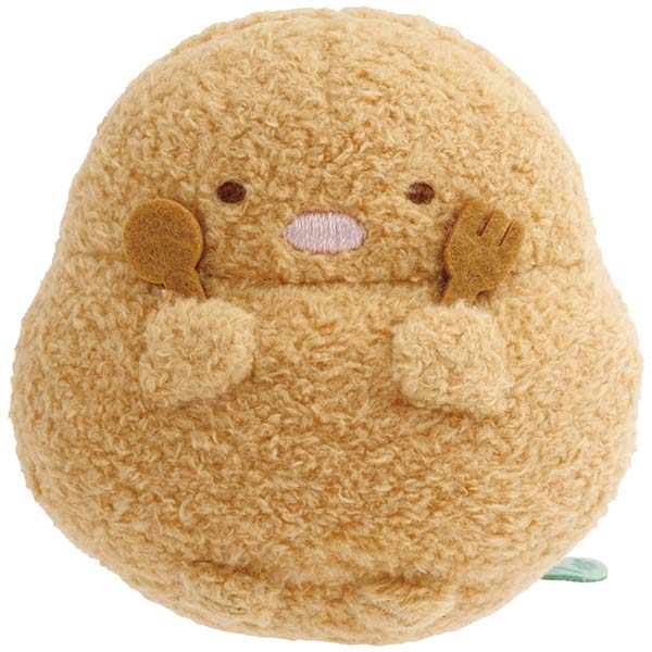 San-X | Sumikko Gurashi Raccoon Round Restaurant Hand-held Tenori Plush Toy