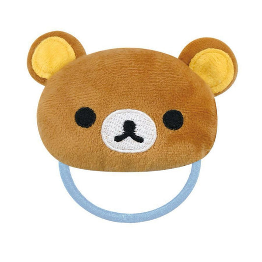 San-X | Rilakkuma Face Mascot Hair Rubber - Rilakkuma