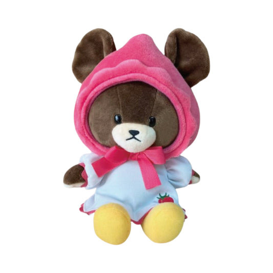 The Bears School Strawberry Hood Plush Toy S - Jackie